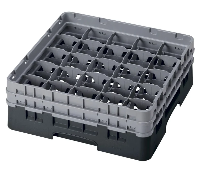 Cambro Camrack® 25-Fächer - Spülkorb mit 2 Extender 500 x 500 x 184 mm - 25S434110