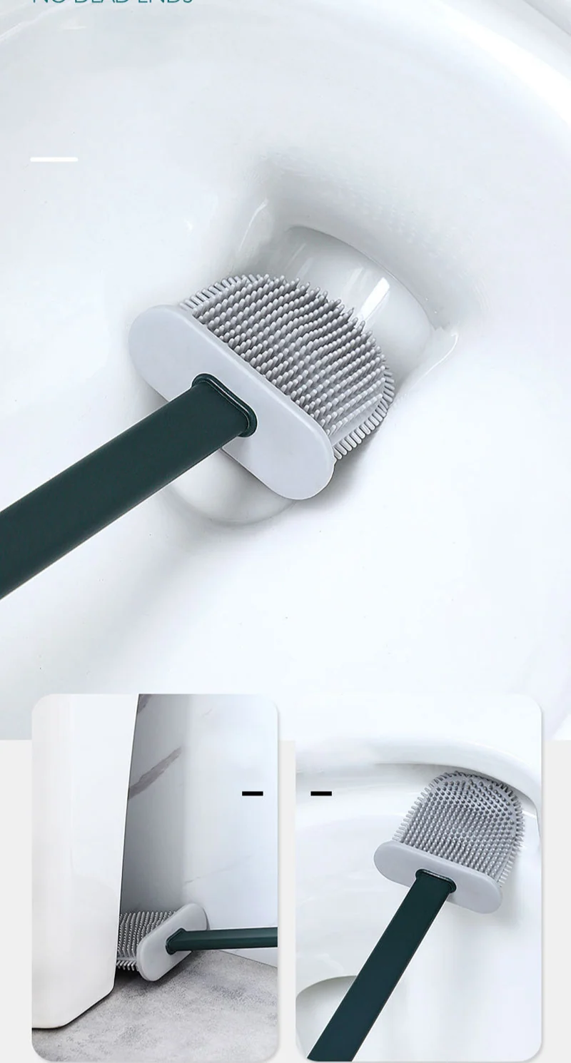 LuxClean Elite Siliconen Toiletborstel | Hygiënische en stijlvolle oplossing voor toiletonderhoud