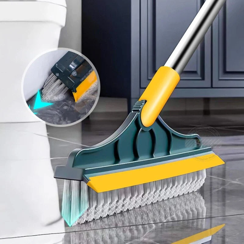 LuxClean Luxe Reinigingsborstel | 2-in-1 borstel met zachte schraper voor optimale reiniging