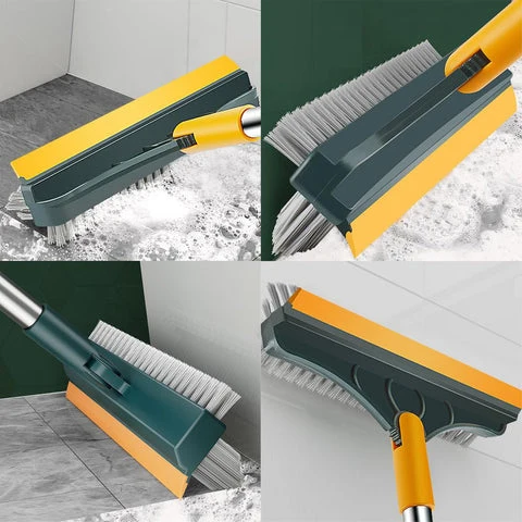 LuxClean Luxe Reinigingsborstel | 2-in-1 borstel met zachte schraper voor optimale reiniging