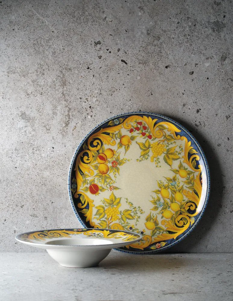 HENDI Pizzateller Barocco – Ø 310 mm – 6 Stück