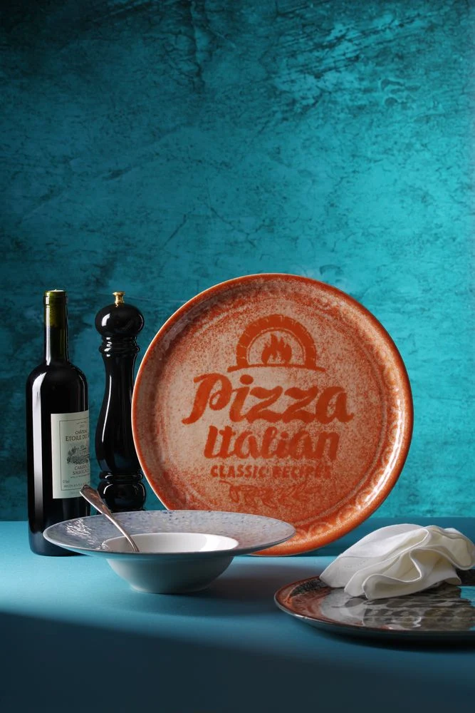 HENDI Pizzateller Recipe Collection Rot – Ø 310 mm – 6 Stück