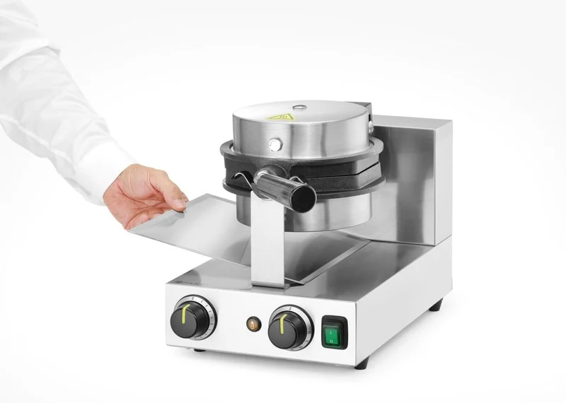 HENDI Bubble Waffle Rotationswaffeleisen – 230 V / 1500 W – 255 × 560 × H 318 mm