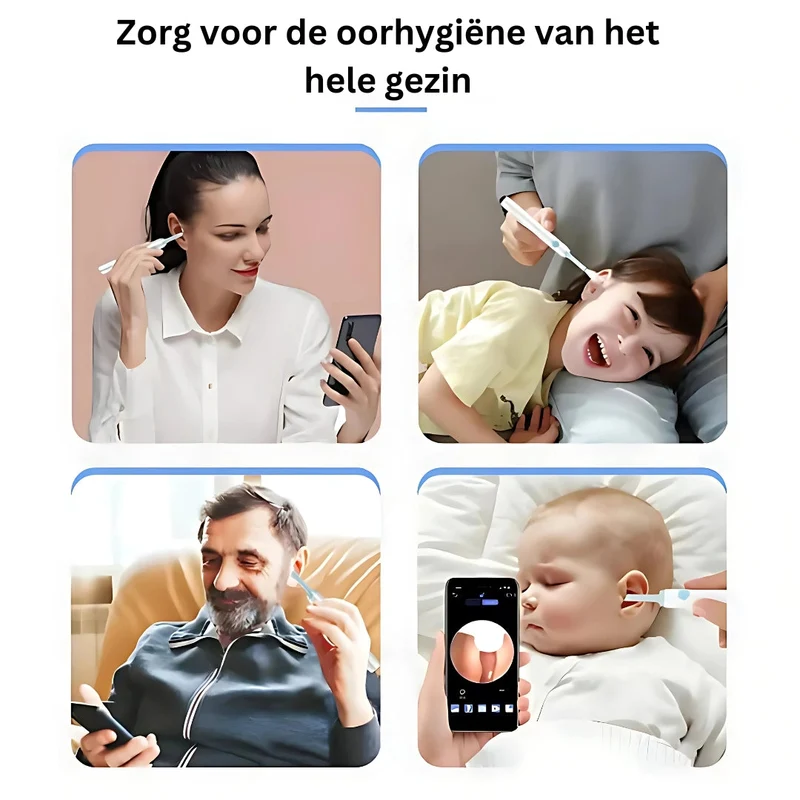 AureliaVision Luxe Oorreiniger | HD-camera voor een grondige oorreiniging