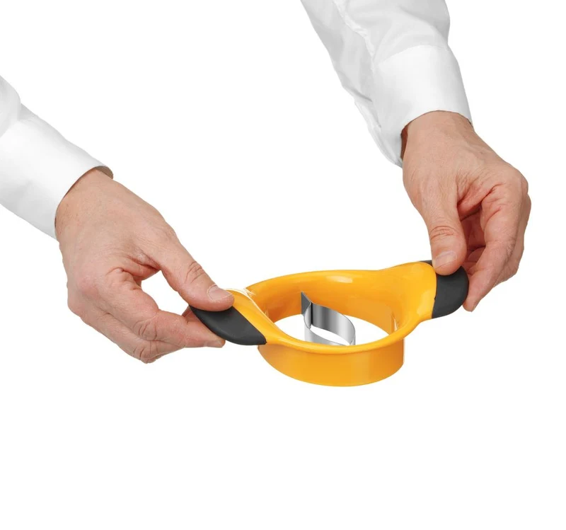 HENDI Mango-Schneider – Rund – Orange – 195 × 133 mm