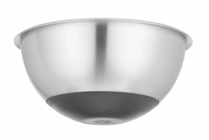 HENDI Rührschüssel mit Gummiboden – 6 l – Ø 330 × H 155 mm