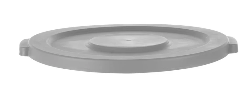 AmerBox Deckel für Abfalleimer rund – Passend für 691038 – Hellgrau – Ø 570 × H 35 mm