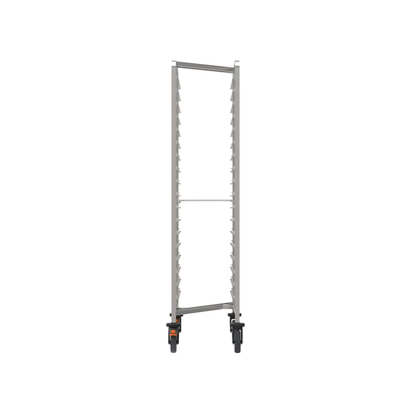 Rieber Raumspar-Regalwagen für GN 1/1 mit Abweiserrollen