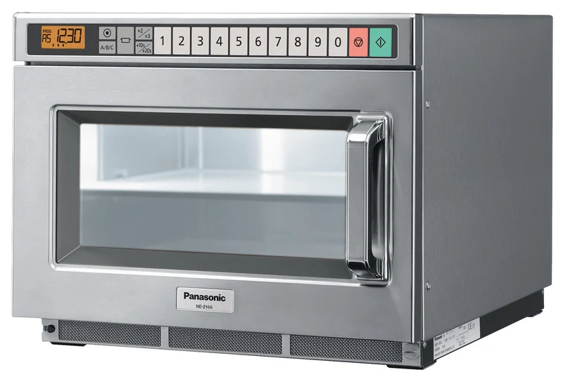 Panasonic NE-2166WEPG Profi-Kompaktmikrowelle 2100 W | Inverter-Technologie | Programmierbar | 18 Liter