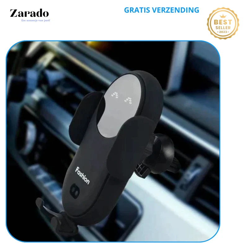 Robo Car Pro | Slimme draadloze auto-oplader telefoonhouder