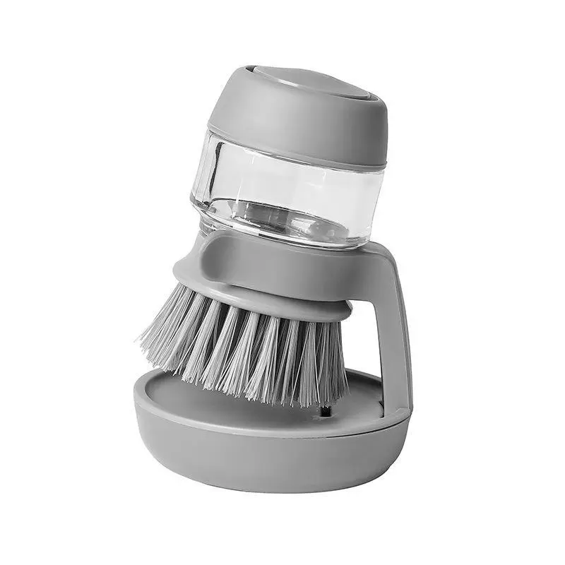 Schoonmaakborstel met dispenser | Makkelijker ga je het jezelf niet maken!