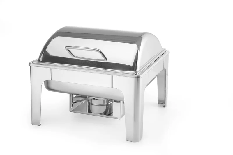 HENDI Chafing Dish GN 2 / 3 – Spiegelglanz – Profi Line – 6 l – 395 × 405 × 320 mm