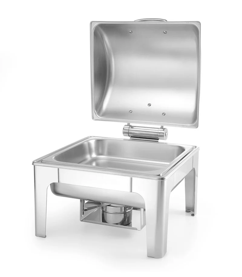 HENDI Chafing Dish GN 2 / 3 – Spiegelglanz – Profi Line – 6 l – 395 × 405 × 320 mm