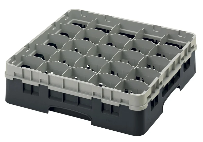 Cambro Camrack® 25-Fächer - Spülkorb mit 1 Extender 500 x 500 x 143 mm - 25S418110