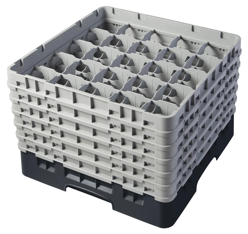 Cambro Camrack® 25-Fächer - Spülkorb mit 6 Extender 500 x 500 x 349 mm - 25S1114110