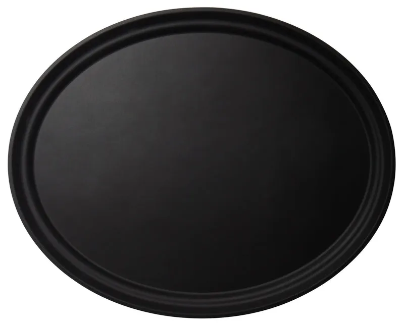 Cambro Camtread® Fiberglass Tablett mit rutschfester Gummioberfläche, oval – niedriges Profil 23,83 x 81 cm - 2500CT110