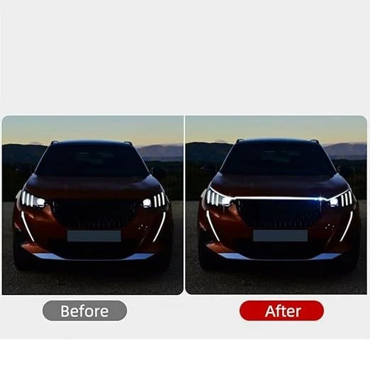 LuxiGlow LED Motorkap Verlichting Strip | Elegante verlichting voor een stijlvolle uitstraling