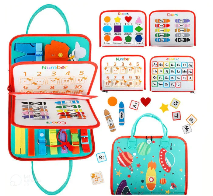 Montessori Luxe Drukbord | Elegante leerervaring voor creatieve ontwikkeling