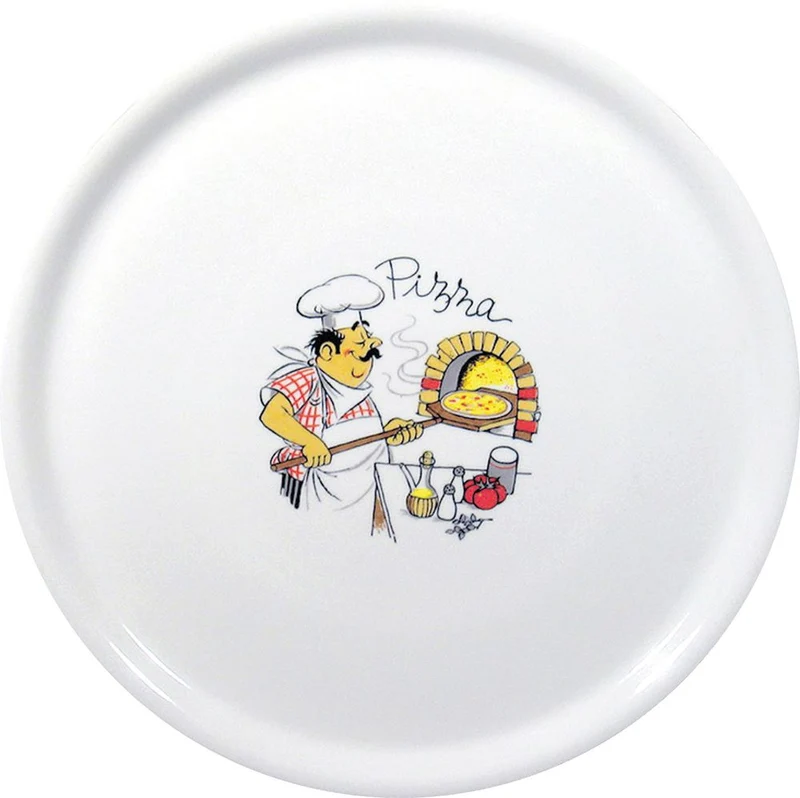 HENDI Pizzateller Traditional Ø 310 mm – 6 Stück