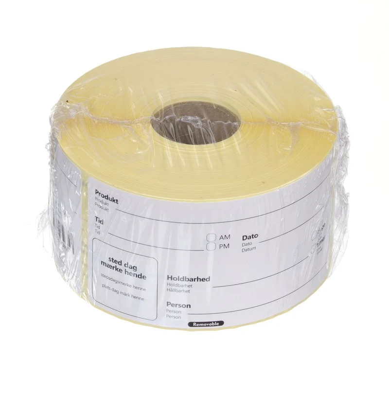 HENDI Lebensmittelrotationsetiketten 100 × 50 mm – 500 Stück