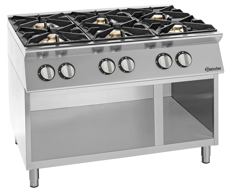 Bartscher Gasherd 900 6 Flammen OU