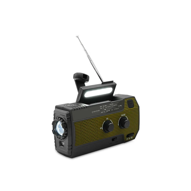 Draagbare noodradio op zonne-energie - PowerWave