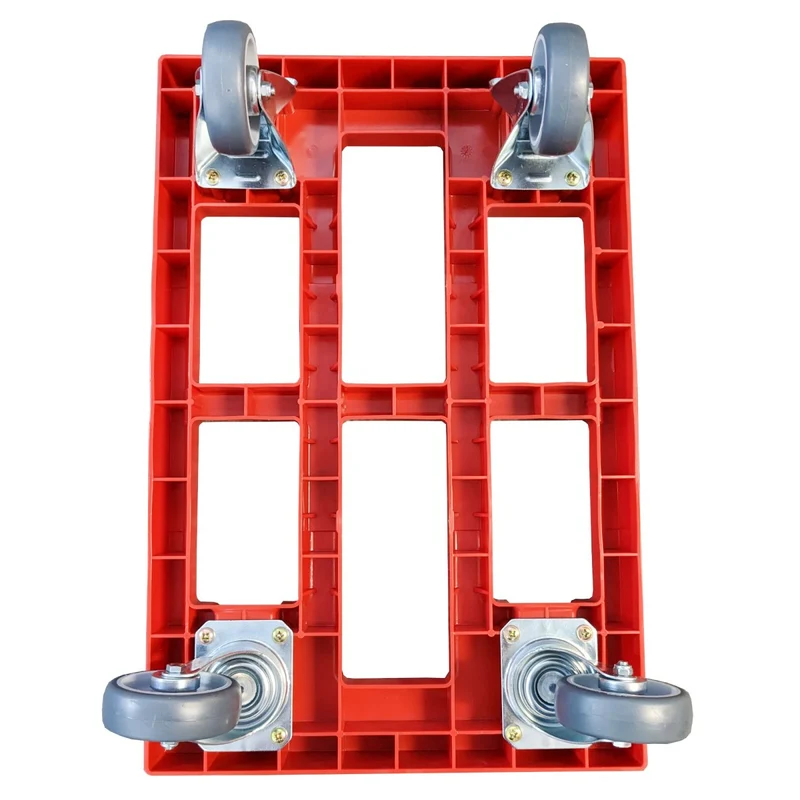 ESB Gastrorolli Transportrolli PP Rot Stabil leise rollend Transportwagen