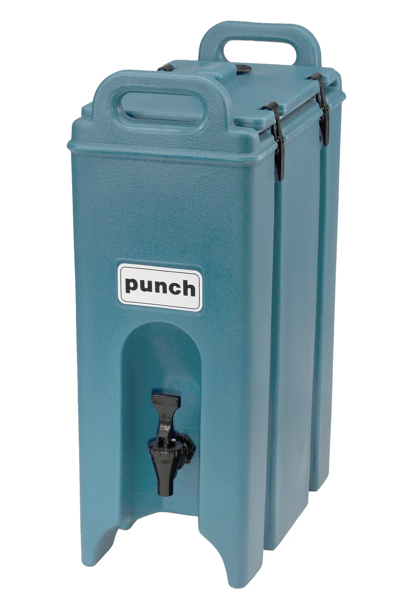 Cambro Camtainers® Thermobehälter für Getränke 18,9 Liter isolierter Getränkebehälter, schieferblau - 500LCD401