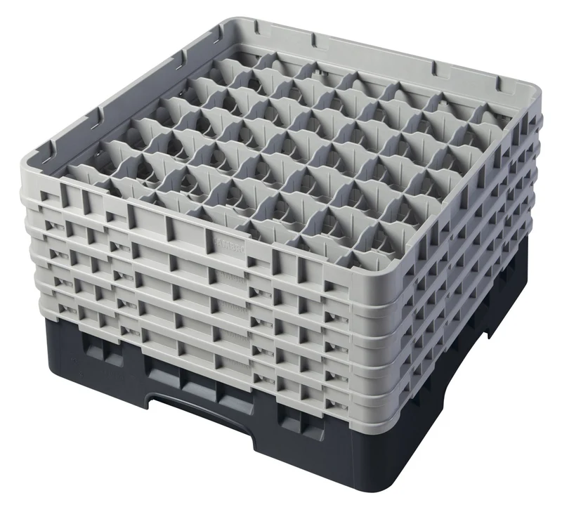Cambro Camrack® 49-Fächer - Spülkorb mit 5 Extender 500 x 500 x 308 mm - 49S958110