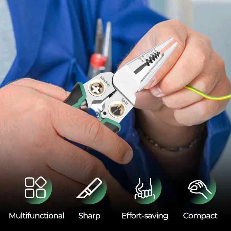 Éclat | 8-in-1 Strip- en Testschaar – elektrische test – multifunctioneel – ergonomisch