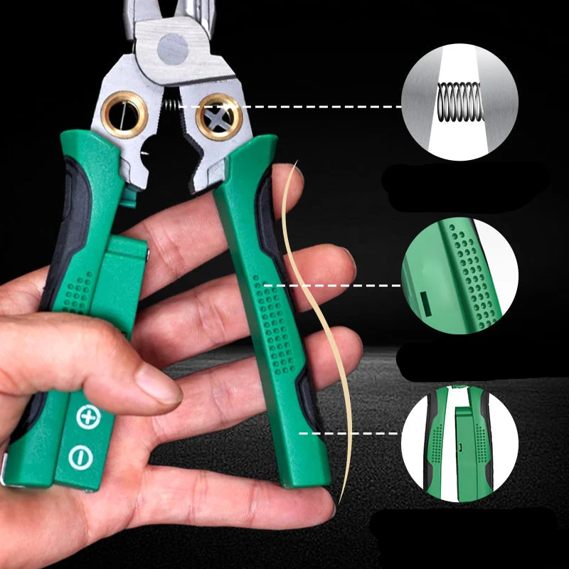 Éclat | 8-in-1 Strip- en Testschaar – elektrische test – multifunctioneel – ergonomisch