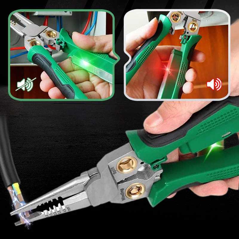 Éclat | 8-in-1 Strip- en Testschaar – elektrische test – multifunctioneel – ergonomisch
