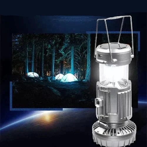 Elegante Licht | 6-in-1 LED Lantaarn – Draagbaar - Ventilator - Oplaadbaar