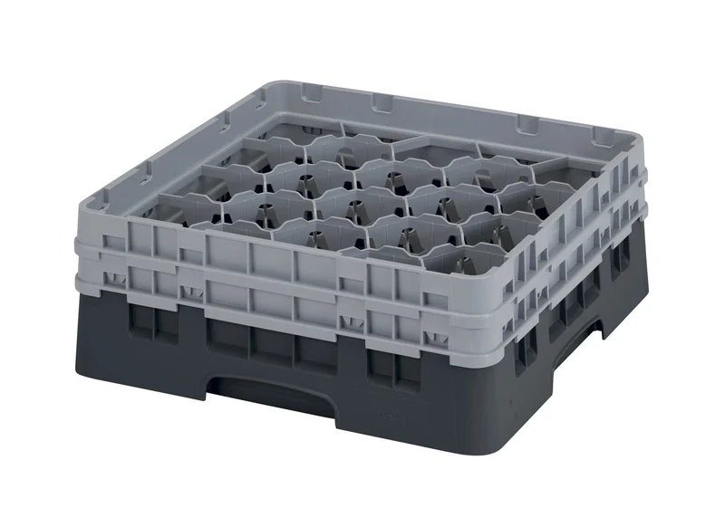 Cambro Camrack® 20-Fächer - Spülkorb mit 2 Extender 500 x 500 x 184 mm - 20S434110