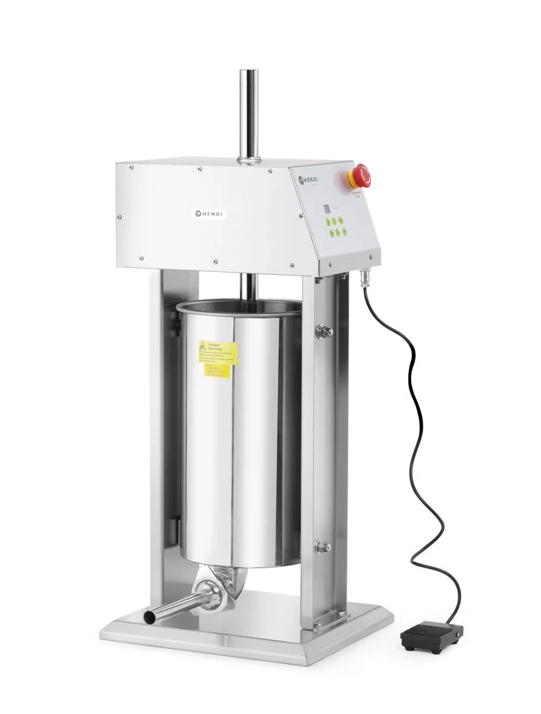 HENDI Wurstfüllmaschine, elektrisch – 15 l – 230 V / 60 W – 450 × 350 × H 750 mm