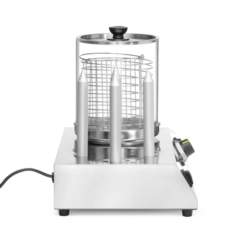 HENDI Würstchen- und Hotdog-Brötchenwärmer – 230 V / 550 W – 500 × 310 × H 395 mm