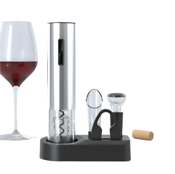 VinElegance Luxe Wijnopener | Makkelijk en stijlvol wijn openen met één druk op de knop