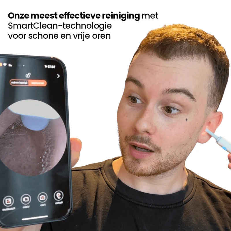LuxeEar Pro | Slimme oorreiniger met HD-camera voor optimale hygiëne