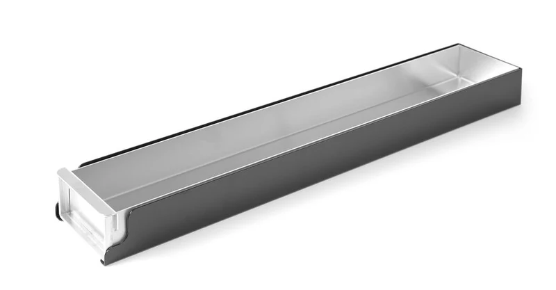 HENDI Backblech mit abnehmbarer Seitenwand – 580 × 100 × H 50 mm
