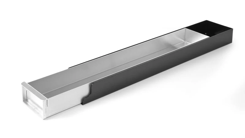 HENDI Backblech mit abnehmbarer Seitenwand – 580 × 100 × H 50 mm