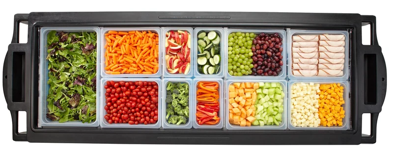 Cambro Lichtdurchlässige Polypropylen Gastronorm GN-Behälter GN1/4-100 - 44PP190