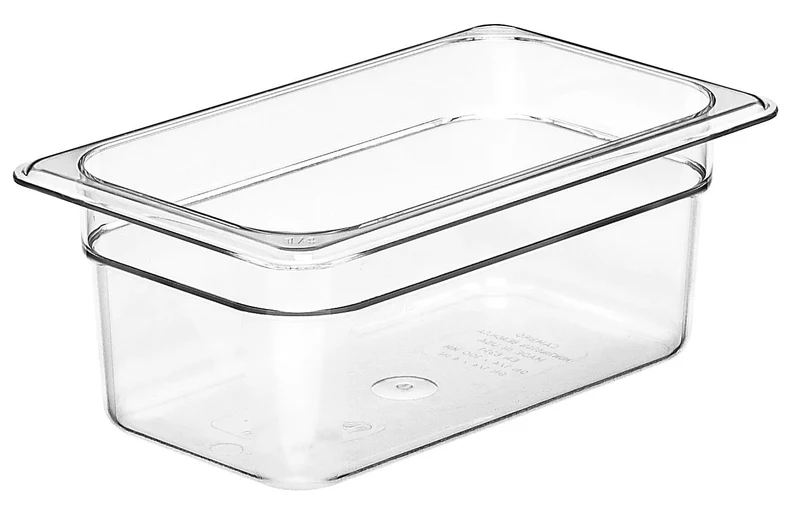 Cambro Camwear® Polycarbonat Gastronorm GN-Behälter GN1/4-100mm, Durchsichtig - 44CW135