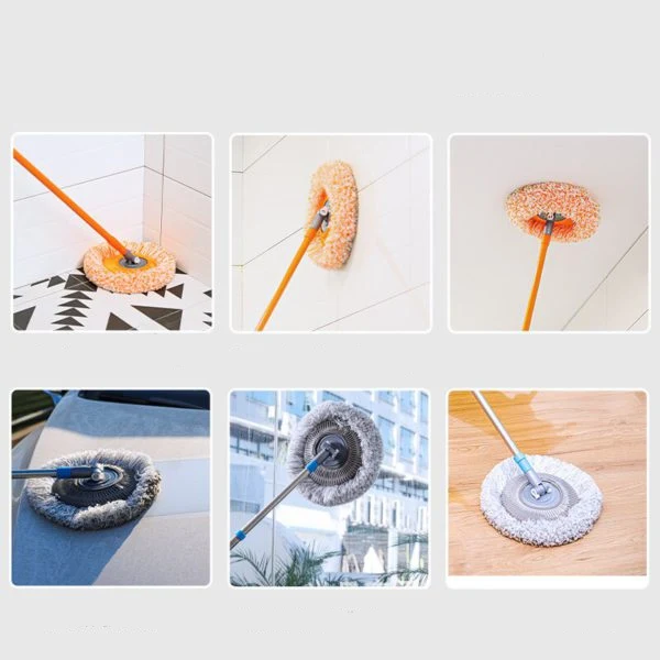 LuxaMop 360° Roteerbare Schoonmaakmop | Efficiënte reiniging met verstelbare hoek voor elke ruimte
