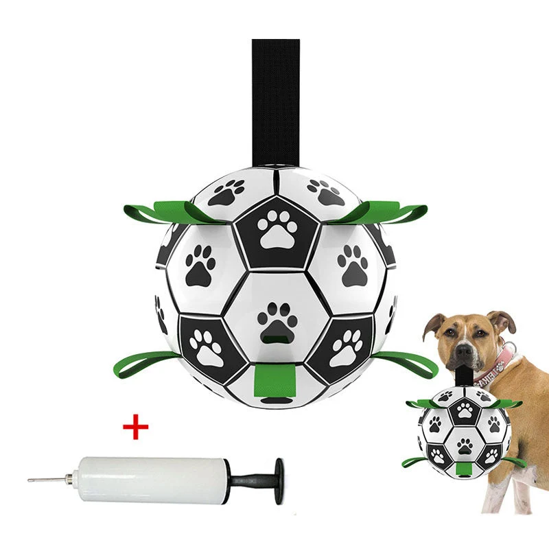 CanineElegance Luxe Voetbal | Duurzaam en plezierig speelplezier voor honden