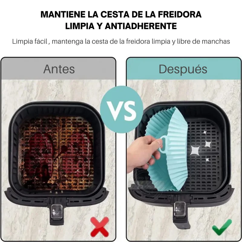 SiliconeAir Max | herbruikbare kookvorm voor friteuses