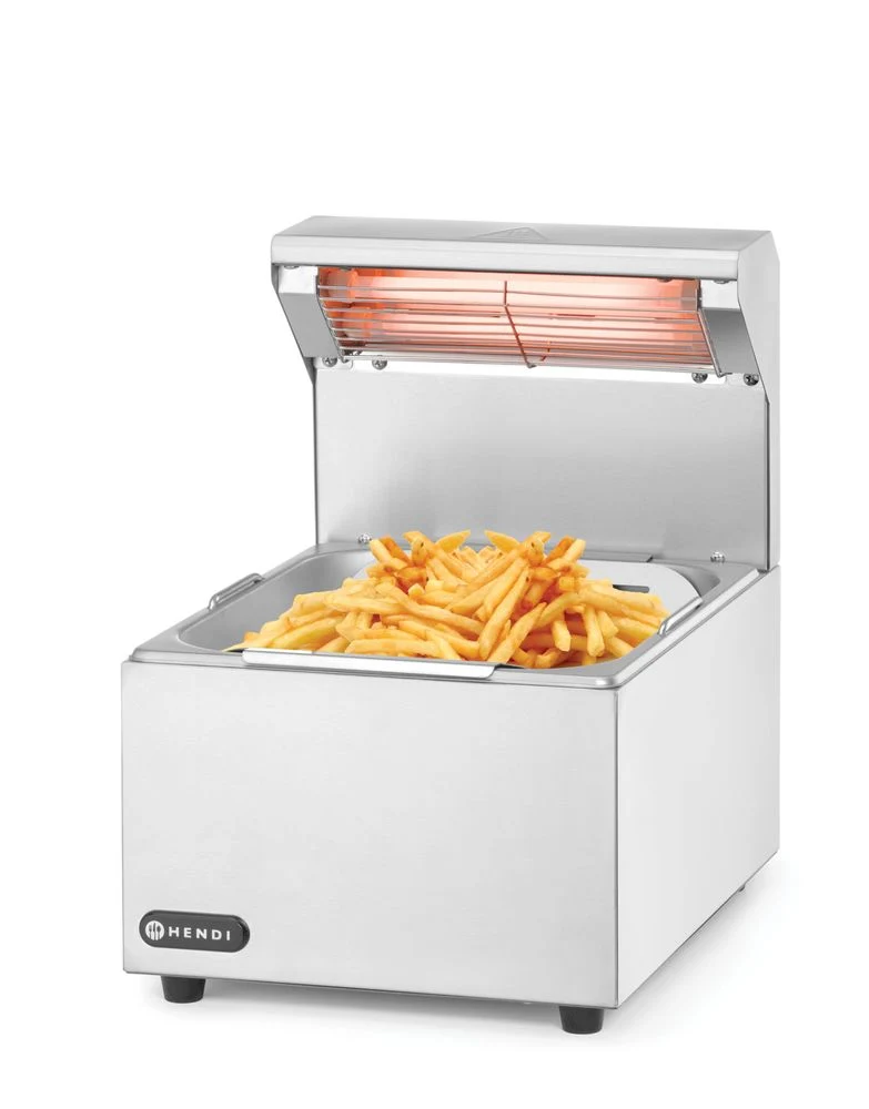 HENDI Pommeswärmer – GN 1 / 2 – 220-240 V / 400 W – 357 × 267 × H 376 mm