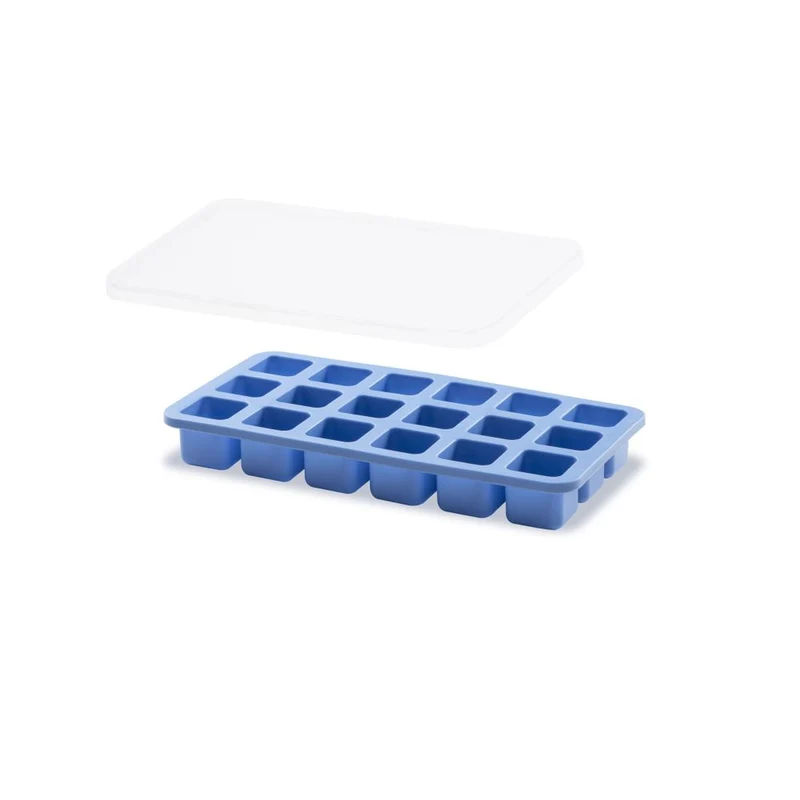 BarUp Eiswürfelform mit Deckel – Blau – 217 × 114 × H 30 mm
