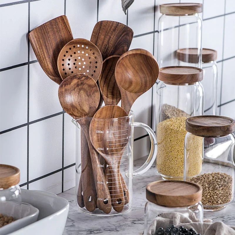 CulinaryTeak | Elegante 7-delige keukenset
