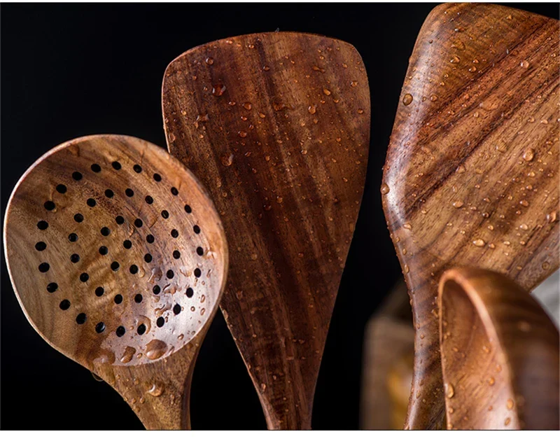 CulinaryTeak | Elegante 7-delige keukenset