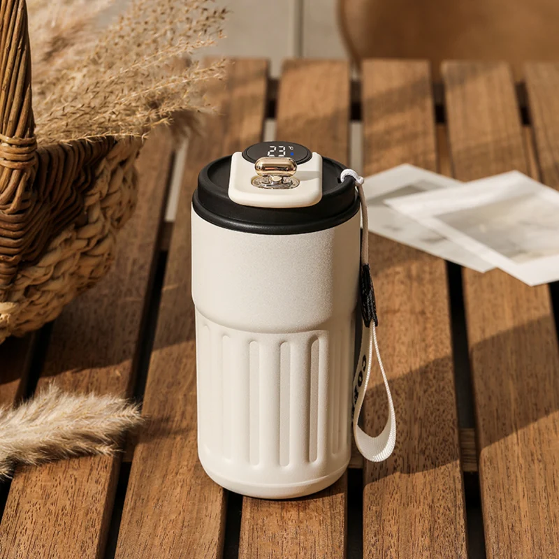 SmartTemp LED Thermosfles | Blijf gehydrateerd, blijf op de hoogte